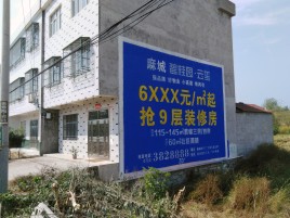 西峡墙体广告质量分析