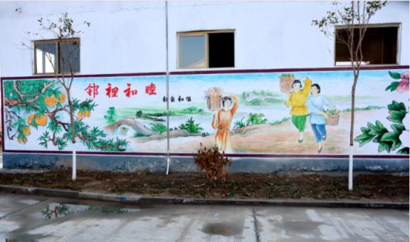 西峡乡镇文化墙 乡风文明焕发新活力