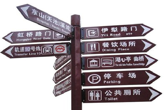 西峡标牌的基本功能。